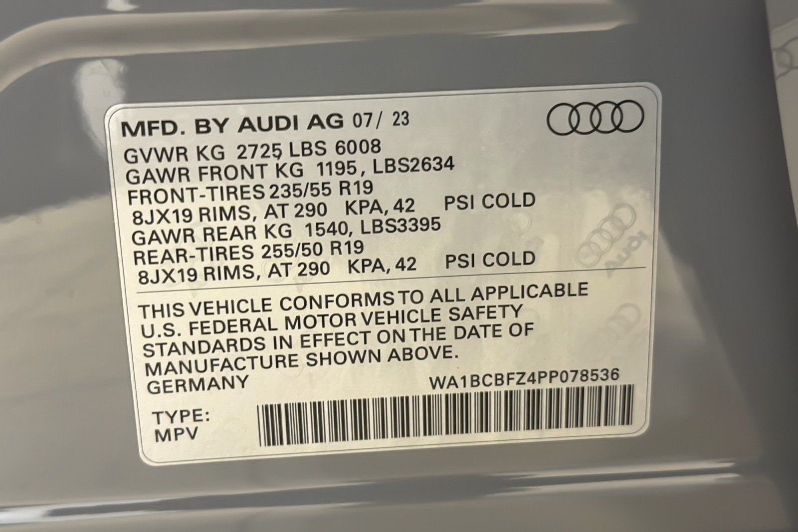 Certified 2023 Audi Q4 e-tron Premium Plus w/ Premium Plus RWD image 27