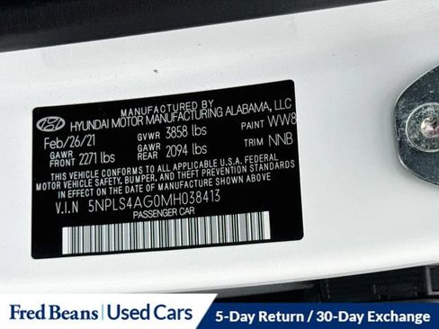 Used 2021 Hyundai Elantra SEL w/ Convenience Package FWD image 36