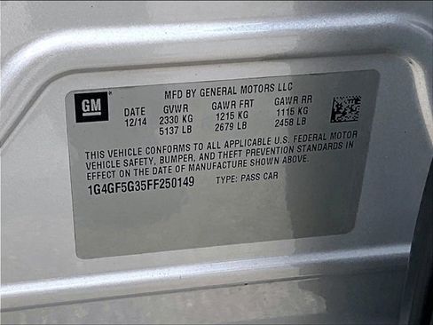 Used 2015 Buick LaCrosse Premium w/ Driver Confidence Package #1 FWD image 30