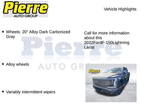 Used 2022 Ford F150 Lightning Lariat AWD/4WD image 5