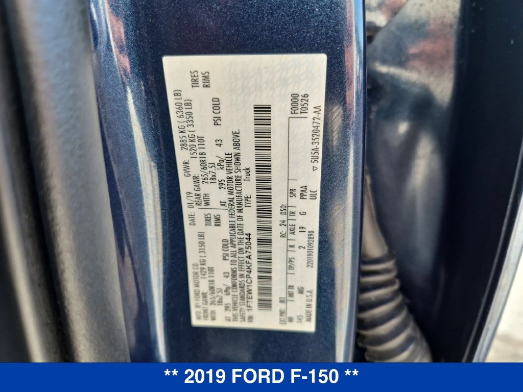Used 2019 Ford F150 XLT w/ Equipment Group 302A Luxury RWD image 34