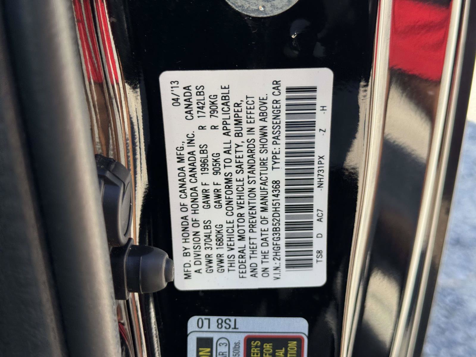 Used 2013 Honda Civic LX image 15