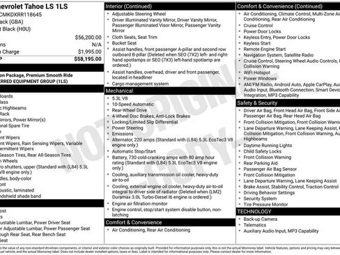 Used 2024 Chevrolet Tahoe LS RWD image 6