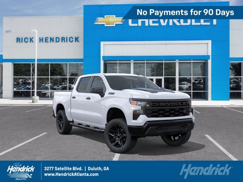 New 2026 Chevrolet Silverado 1500 Custom Trail Boss w/ Dark Appearance Package AWD/4WD image 1