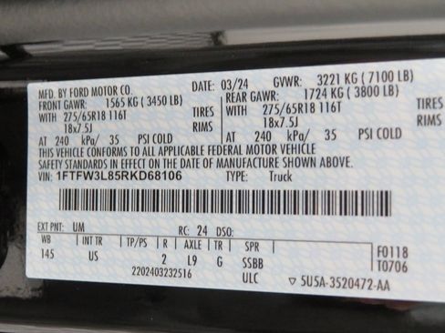 Used 2024 Ford F150 XLT w/ Mobile Office Package image 31