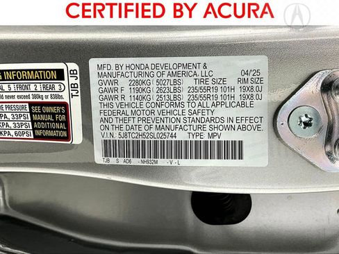 Certified 2025 Acura RDX w/ Technology Package image 42