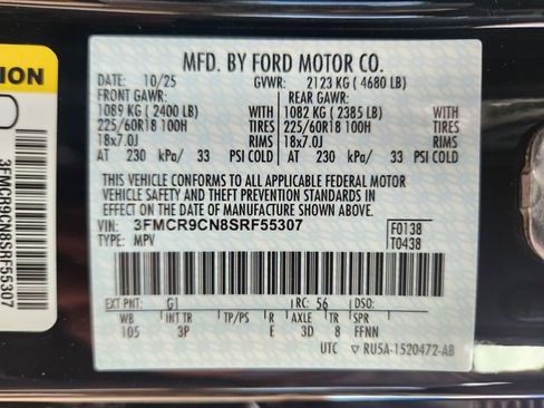 New 2025 Ford Bronco Sport Outer Banks AWD/4WD image 22
