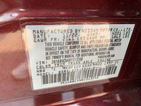 Used 2022 Nissan Sentra SV w/ SV Premium Package FWD image 30