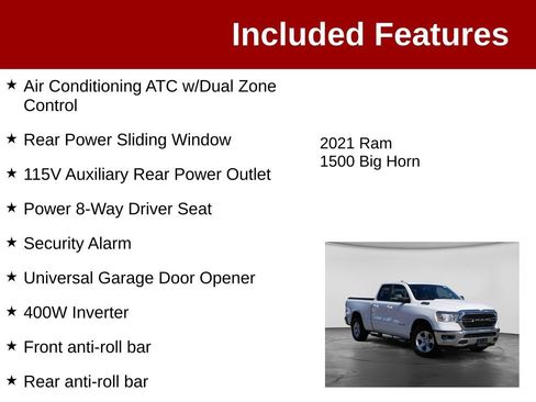 Used 2021 RAM 1500 Big Horn AWD/4WD image 4