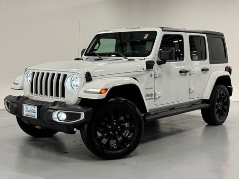 Used 2021 Jeep Wrangler Unlimited Sahara 4xe w/ Dual Top Group image 1