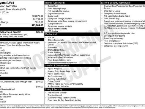 Used 2011 Toyota RAV4 4WD w/ Base L4 Extra Value Pkg image 2