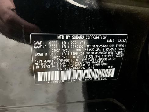 Used 2022 Subaru Ascent Limited image 27