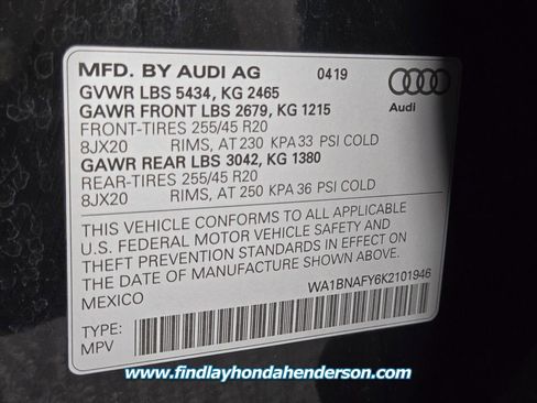 Used 2019 Audi Q5 2.0T Premium Plus w/ Premium Plus Package AWD/4WD image 14