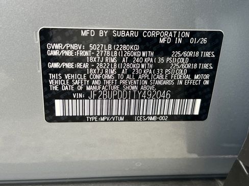 New 2026 Subaru Outback Limited AWD/4WD image 32