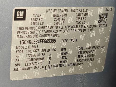 Used 2015 Chevrolet Silverado 3500 LTZ w/ Duramax Plus Package image 59