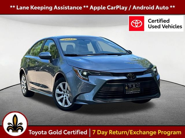 Certified 2025 Toyota Corolla LE FWD image 1