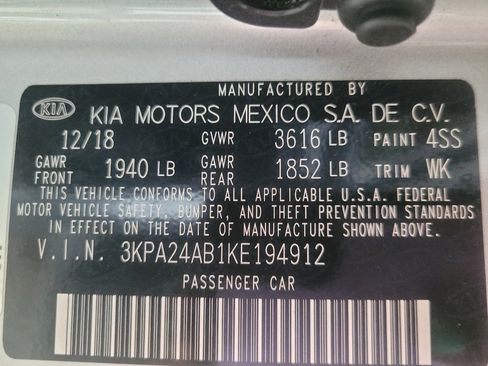 Used 2019 Kia Rio S FWD image 33
