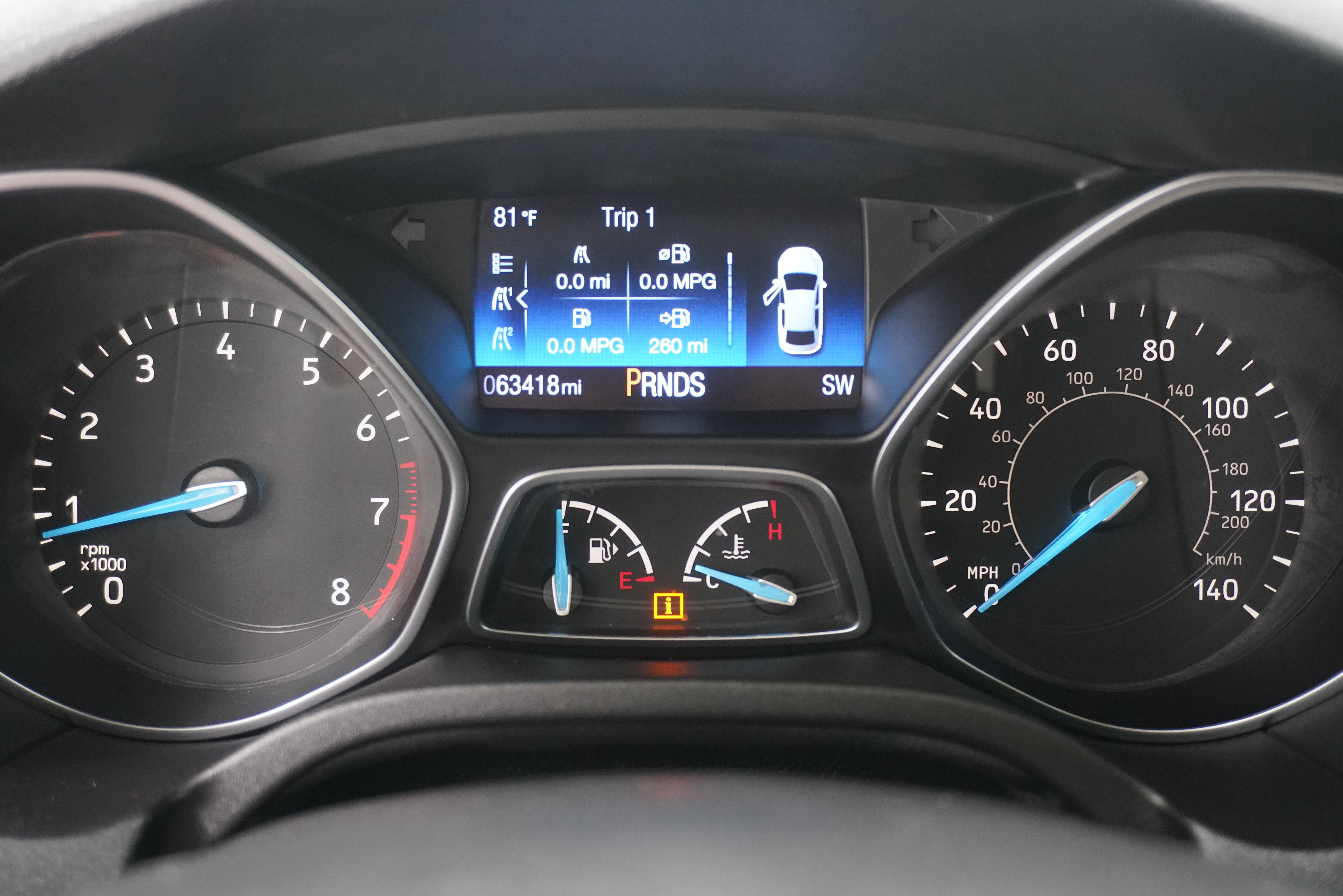 Used 2015 Ford Focus Titanium w/ Titanium Technology Package FWD image 16
