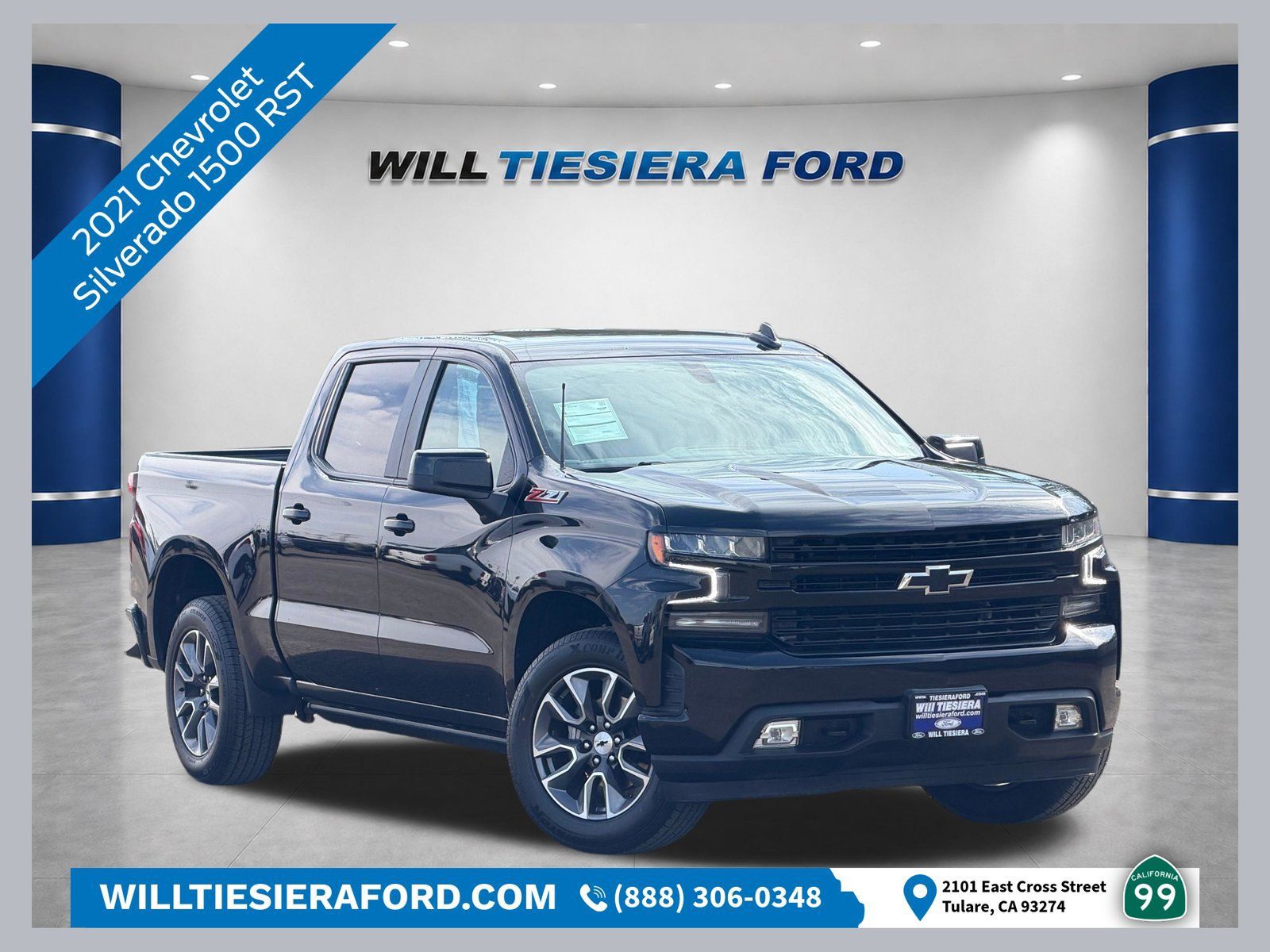 Used 2021 Chevrolet Silverado 1500 RST w/ Z71 Off-Road Package AWD/4WD 360° Tour