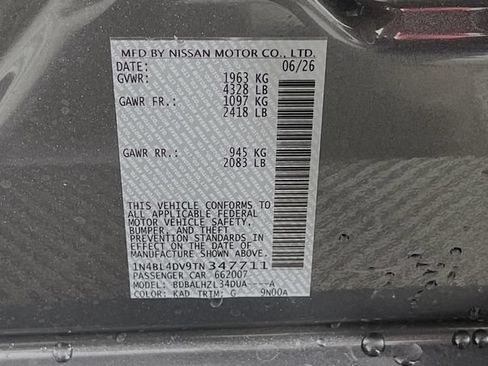 New 2026 Nissan Altima 2.5 SV FWD image 21