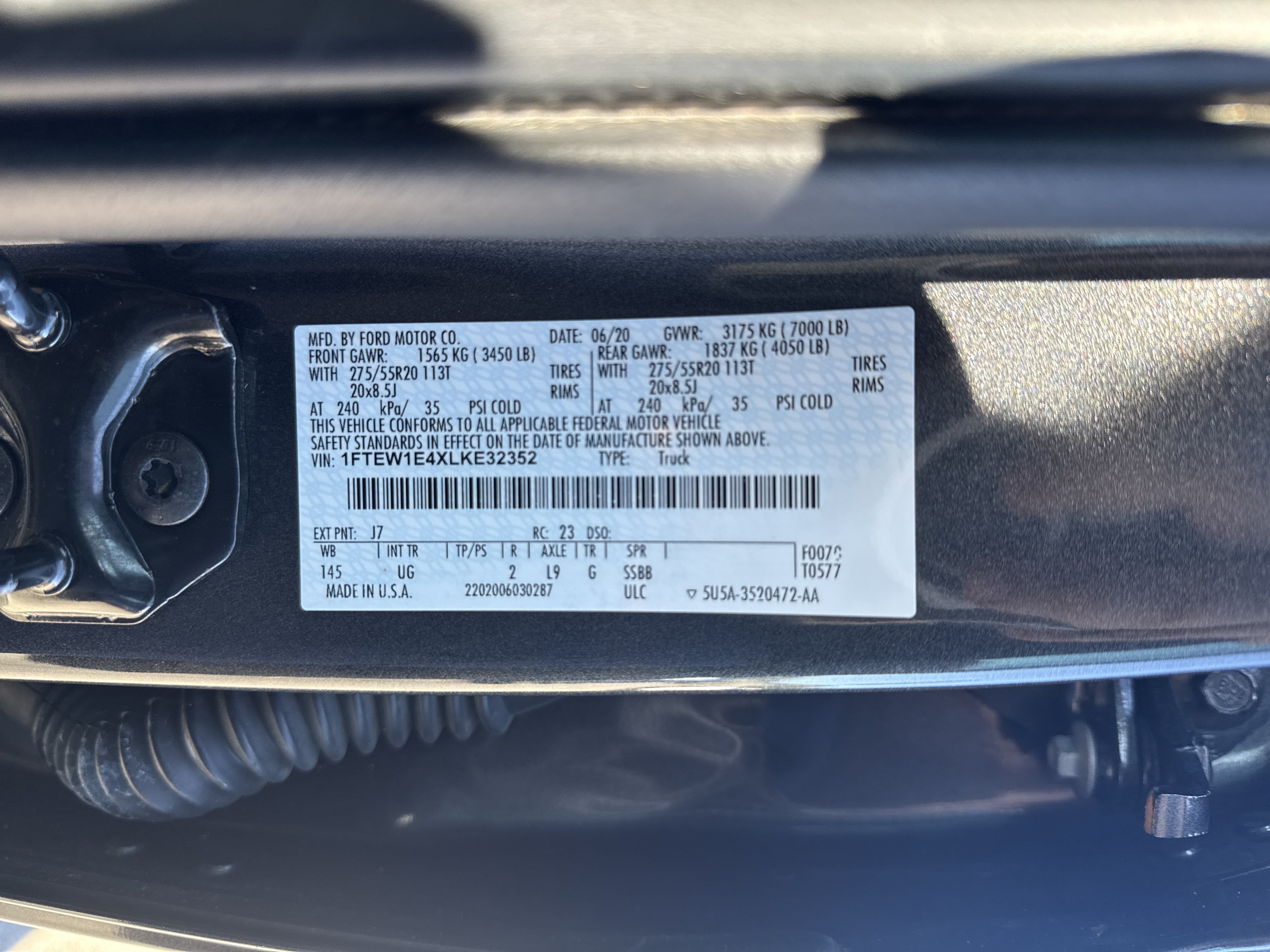 Used 2020 Ford F150 XLT w/ Equipment Group 302A Luxury AWD/4WD image 31