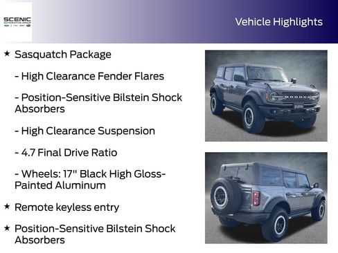 Used 2023 Ford Bronco Badlands w/ Sasquatch Package image 5