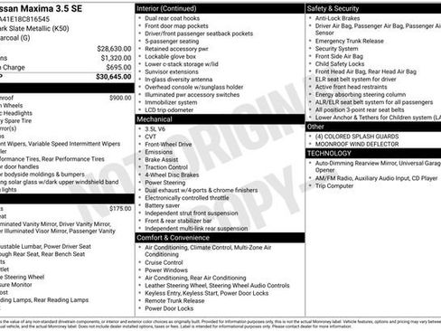 Used 2008 Nissan Maxima 3.5 SE image 37