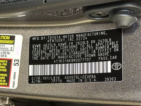 Used 2024 Toyota Camry XSE w/ Navigation Package image 35