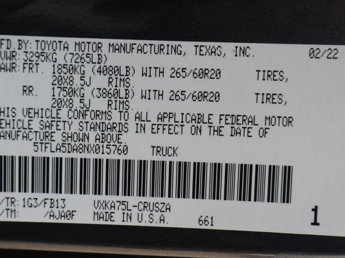 Used 2022 Toyota Tundra SR5 image 54