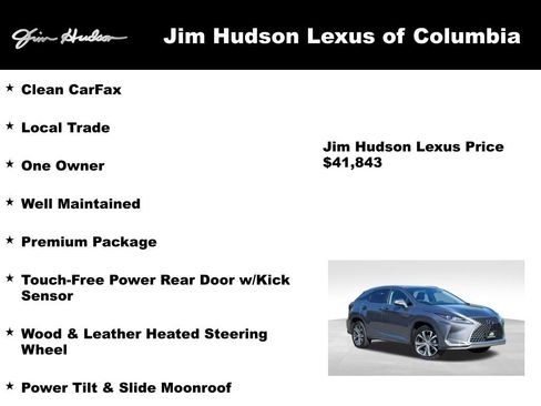 Certified 2020 Lexus RX 350 FWD w/ Premium Package image 3