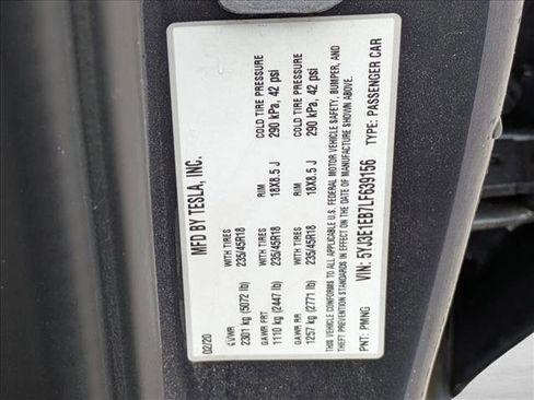 Used 2020 Tesla Model 3 Long Range image 15