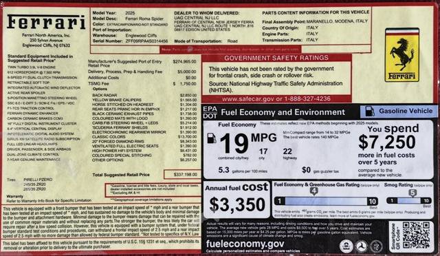 Used 2025 Ferrari Roma Spider RWD image 34