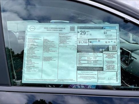 New 2026 Nissan Rogue SV w/ Rock Creek Premium Package AWD/4WD image 13