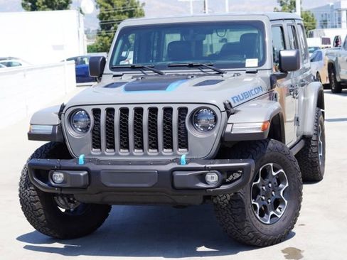 Used 2023 Jeep Wrangler Unlimited Rubicon 4xe w/ Steel Bumper Group AWD/4WD image 4