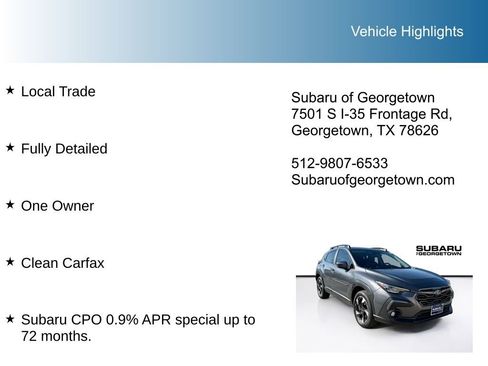 Used 2025 Subaru Crosstrek 2.5i Limited w/ Crosstrek Mirror Package image 11