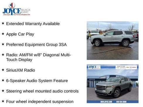 Certified 2023 GMC Acadia SLE image 9