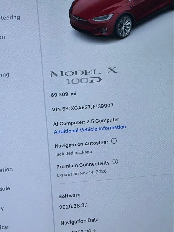 Used 2018 Tesla Model X 100D AWD/4WD image 11
