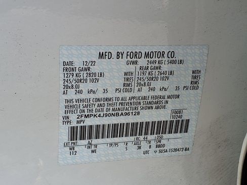 Certified 2022 Ford Edge ST-Line w/ Cargo Accessory Package AWD/4WD image 28