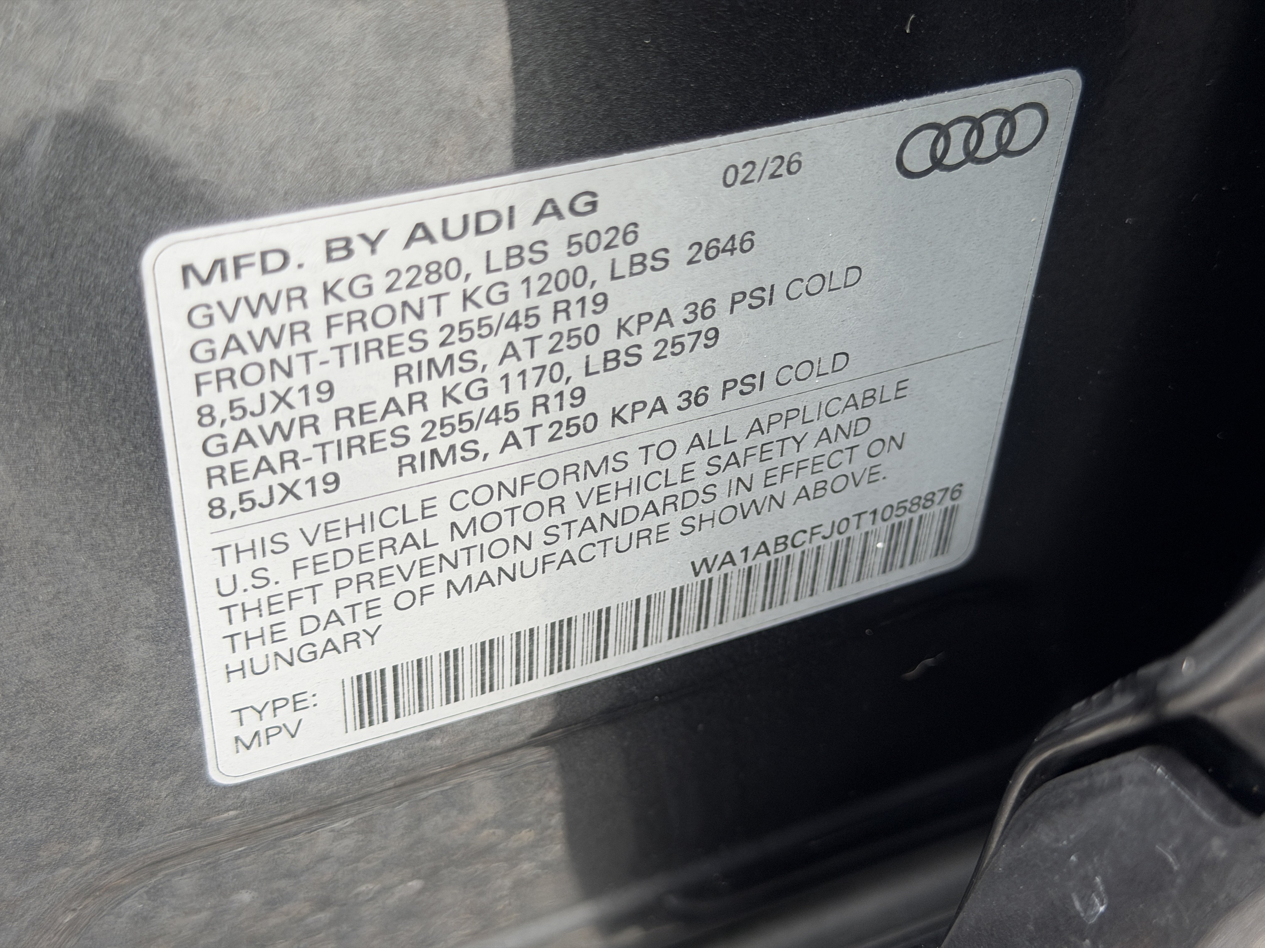 Certified 2026 Audi Q3 quattro 2.0T AWD/4WD image 38