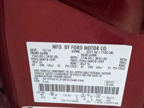 Used 2014 Ford F150 XLT w/ Equipment Group 302A Luxury image 23