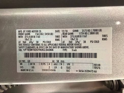 Used 2019 Ford F150 XLT w/ Equipment Group 302A Luxury AWD/4WD image 53