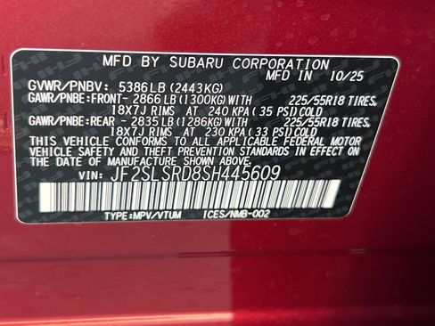 New 2025 Subaru Forester Limited image 28