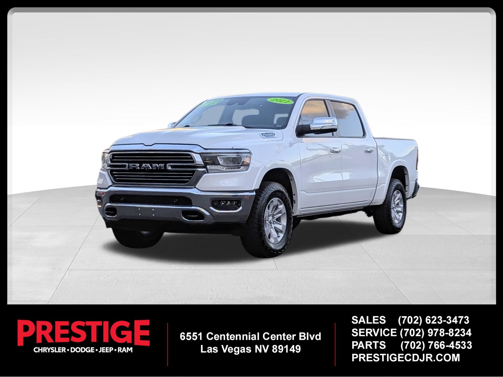 Used 2021 RAM 1500 Laramie w/ Advanced Safety Group AWD/4WD 360° Tour