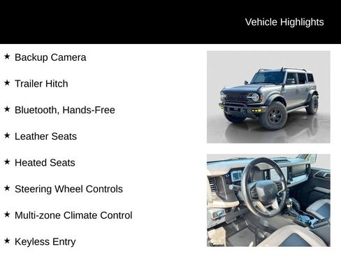 Used 2023 Ford Bronco Wildtrak AWD/4WD image 11