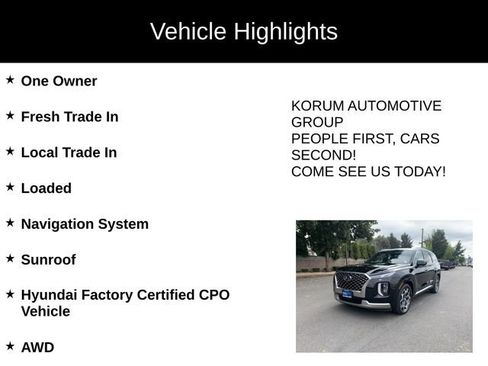 Certified 2022 Hyundai Palisade Calligraphy image 4