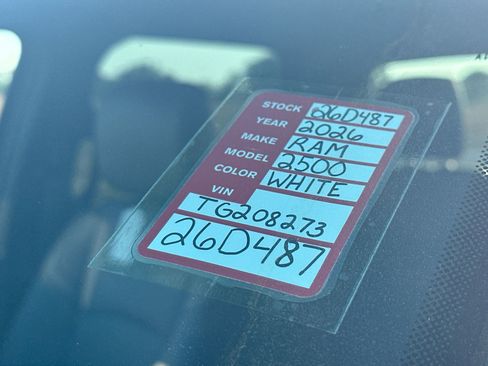 New 2026 RAM 2500 Tradesman w/ Chrome Appearance Group image 25