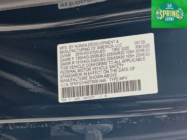 New 2026 Honda Pilot Black Edition image 33