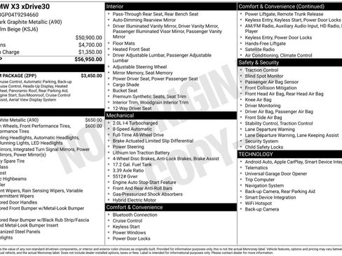 New 2026 BMW X3 xDrive30 w/ Premium Package image 11