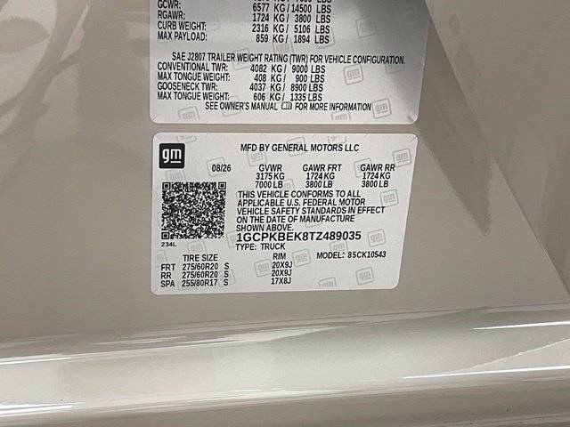 New 2026 Chevrolet Silverado 1500 Custom AWD/4WD image 24