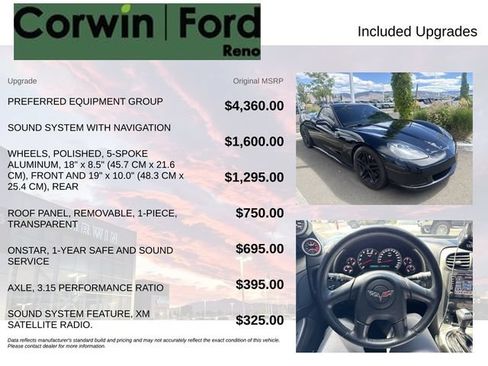Used 2005 Chevrolet Corvette Coupe w/ Preferred Equipment Group RWD image 8